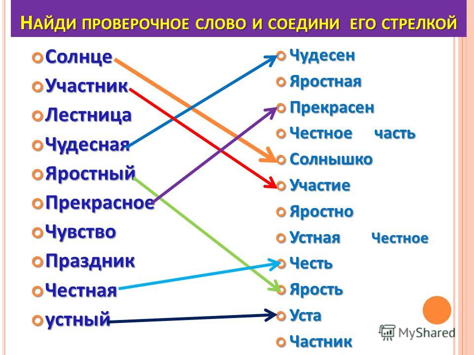 Проверочное слово к слову д