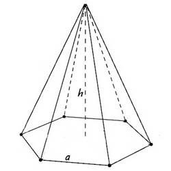 шестиугольная пирамида