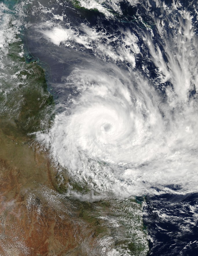Тропический циклон Дебби, 27 марта 2017 года, Квинсленд, Австралия