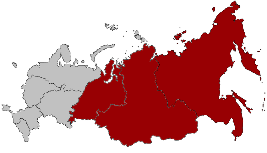 What continent is Russia in