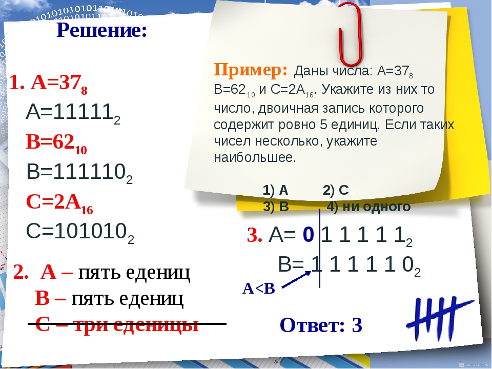 Егэ информатика разбор номера. ЕГЭ 16 Информатика разбор. Примеры с 11111. № 11111 1+3=4.