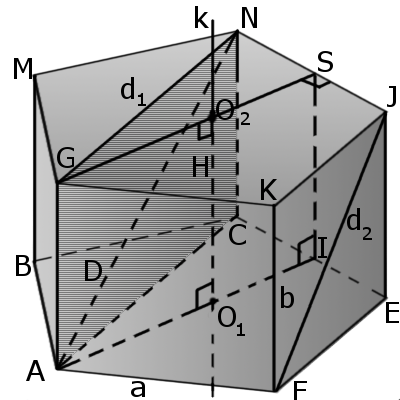 Изображение призмы с обозначениями