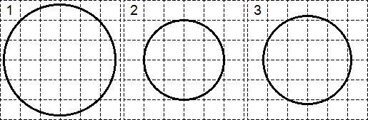 Окружности на координатной сетке